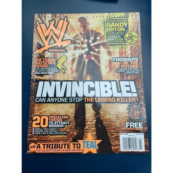 WWE MAGAZINE July 2009 Randy Orton Cover - Picture 1 of 2